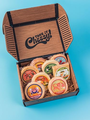 Cheese Bros. Brotherhood Gift Box | Fresh from Wisconsin | Assorted Gouda, Havarti, Mozzarella and Fratello | Great Food Gifting Idea!