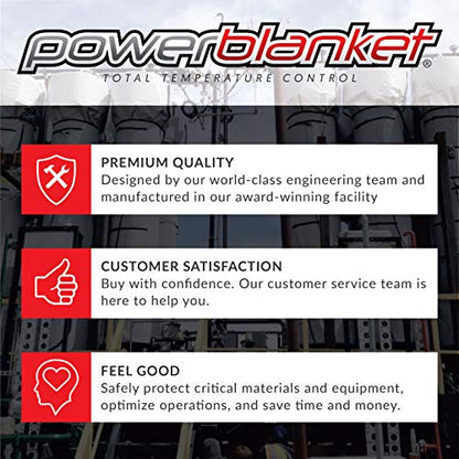 Powerblanket BB55 Bee Blanket 55 gal Drum Heater, Honey with Fixed TSTAT, 800W, 120V - size: 55-Gallon, style: 120 V