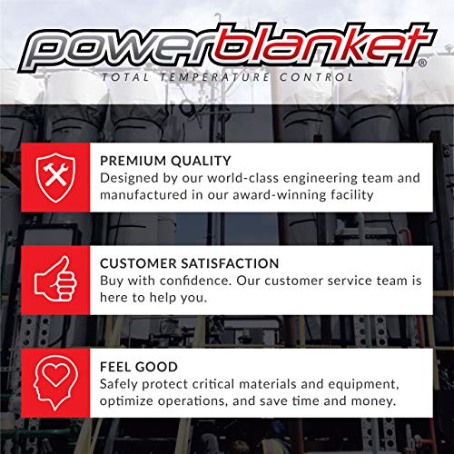Powerblanket BB05-240V Industrial Grade D-12 Vinyl Shell Bee Blanket 5 gal Insulated Honey Pail Heater with 110 Degree F Fixed Internal Thermostat, 240V, Charcoal Gray - size: 5-Gallon, style: 240 V