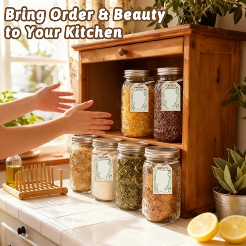 32 oz Mason Jars with Stainless Steel Split Lid, 2-Pack – Wide Mouth Quart Glass Canning Jars, Airtight Seals for Food Storage, Fermenting, Pickling, Kimchi & Sourdough Starter - color: Clear01-32OZ