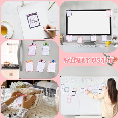 Chiisong 12 Pieces Flower Theme Sticky Notes Flower to Do List 3x4 Inch Floral Memo Pads for Floral Gift Adhesive Notepads for Office Home School Party Supplies Birthday Gift, 12 Styles - style: Flower Style
