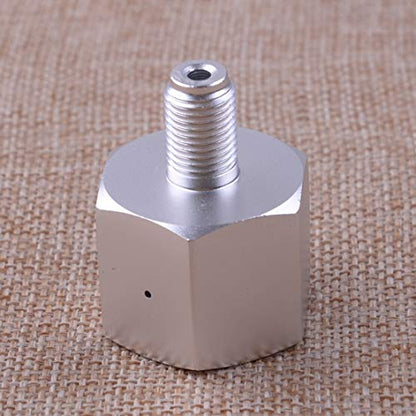 Replacement Part for M.C Aluminum Alloy Soda Stream CO2 Adapter Connector CGA320 To 3/8-24UNF for Mini Regulator Homebrew Beer