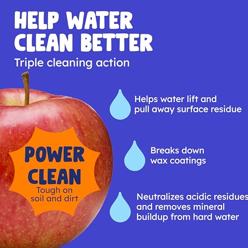 Originally Yellow USA Made Fruit And Vegetable Wash | Food-Grade Fruit and Veggie Wash With No Aftertaste | Powerful Cleaning &| Plant-Derived Produce Cleaner & fruit washer | 2 lb