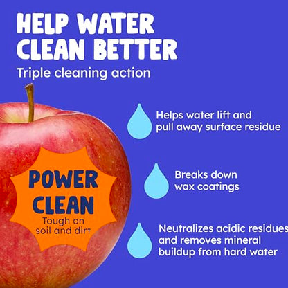 Originally Yellow USA Made Fruit And Vegetable Wash | Food-Grade Fruit and Veggie Wash With No Aftertaste | Powerful Cleaning &| Plant-Derived Produce Cleaner & fruit washer | 2 lb