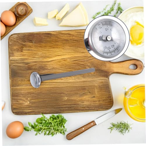 Garneck Stainless Steel Food Probe Thermometer 10℃ to 100℃ Instant Read Cooking Thermometer for Milk Coffee BBQ and Baking