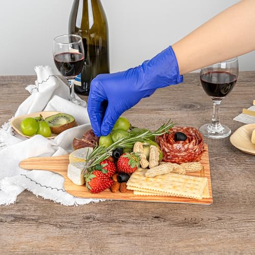 Restaurantware Cater Tek 11.8 x 7 Inch Charcuterie Boards 10 Faux Wood Cheese Boards - WIth Handle Stackable Paper Cardboard Charcuterie Boards Disposable For Serving At Catered Events