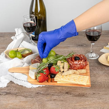 Restaurantware Cater Tek 11.8 x 7 Inch Charcuterie Boards 10 Faux Wood Cheese Boards - WIth Handle Stackable Paper Cardboard Charcuterie Boards Disposable For Serving At Catered Events