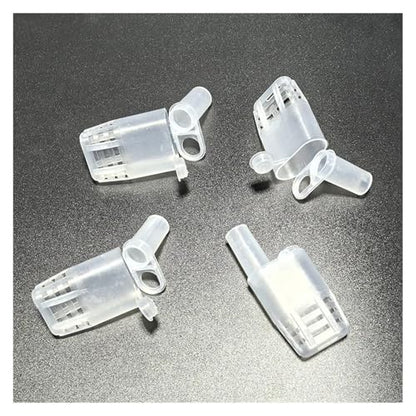 80 Pcs Bee Queen Cages Protection Queen Wangtaipu Bee Equipment Plastic White Safety Beekeep Cage Beekeeping Supplies