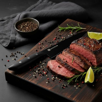 SASUGA Lightweigth Japanese Gyuto Chef’s Knife 210mm – Made in Japan | Molybdenum-Vanadium Stainless Steel | Razor-Sharp, Rust-Resistant Blade for Meat, Fish & Vegetables - color: Gyuto