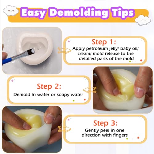 FUNSHOWCASE Taba Squishy Maker 2 Hamster Silicone Molds+Gel+Kits Fufu Squish Making Pack - color: 2 hamster