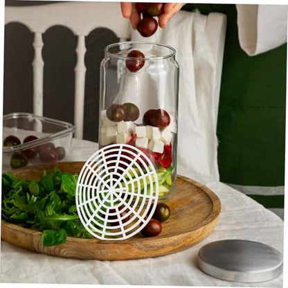 Reusable Fermenting Mesh Pickle Pressing Tool Set 5pcs Fermentation Accessory for Vegetable Pickling Material Suitable for Home Fermentation