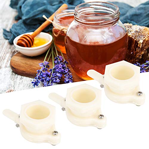 3set Honey Tap Gate Valve, Sealing Convenience Honey Extractor Tap Honey Bucket Accessories for Beekeeping Equipment Supply