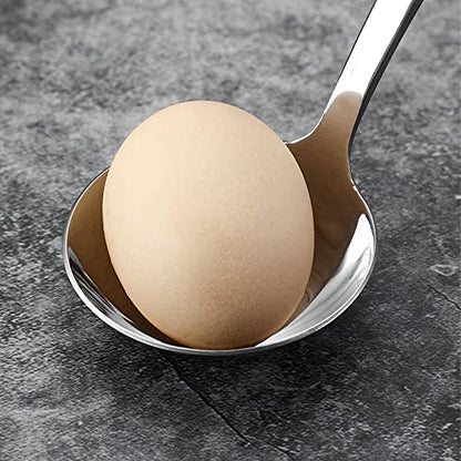Small Ladle 8.6 Inch Gravy Ladle 18/8 Stainless Steel Ideal for Serving Soup Sauce Set of 2,Silver