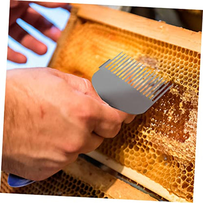 Hive Tool Honey Scraper Beekeeper Honeycomb Shovel Uncapping Fork Stainless Steel Beekeeping Tool