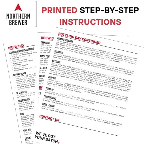 Northern Brewer - Essential Brew. Share. Enjoy. HomeBrewing Starter Set, Equipment and Recipe for 5 Gallon Batches (Block Party Amber) - size: Essential w/ Block Party