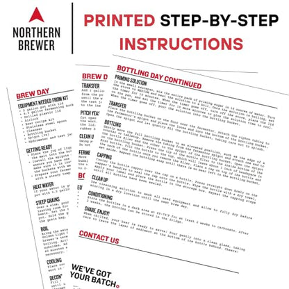 Northern Brewer Homebrewing Starter Kit w/Equipment, Chinook IPA, 5 Gal - size: Chinook IPA with Testing Equipment