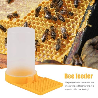 2PCS Bee Feeder Drinking Water Waterer Beekeeping Honey Feeders Watering Bees Tools Supplies Feeding Drinker