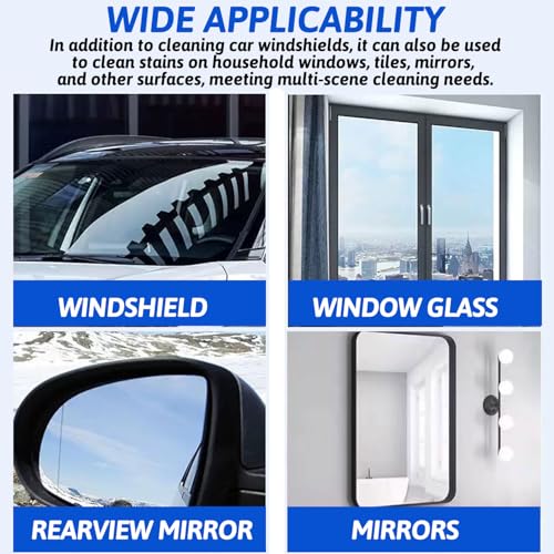 210 PCS Car Windshield Washer Tablets, Glass Cleane Tablets, Effervescent Cleaning Solution, Concentrated Effervescent Tablets, Solid Windshield Effervescent Wiper Tablet for Car Window Glass Cleaning