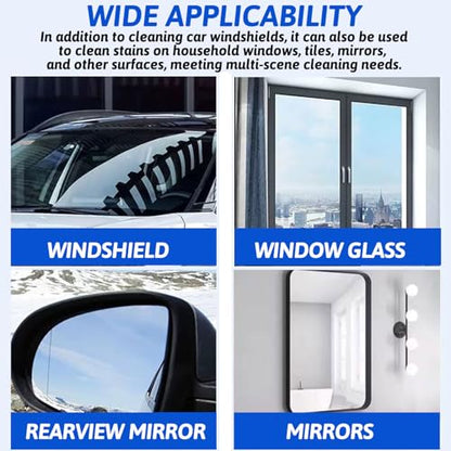 210 PCS Car Windshield Washer Tablets, Glass Cleane Tablets, Effervescent Cleaning Solution, Concentrated Effervescent Tablets, Solid Windshield Effervescent Wiper Tablet for Car Window Glass Cleaning