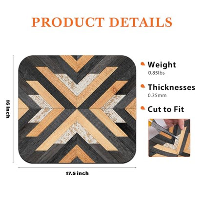 Boho Western Dish Drying Mat - Southwestern Aztec Tribal Absorbent Dish Drying Mat for Kitchen Counter, Coffee Maker Mat for Countertops, Dish Rack Drainer Mat, 16x17.5 Inch -3