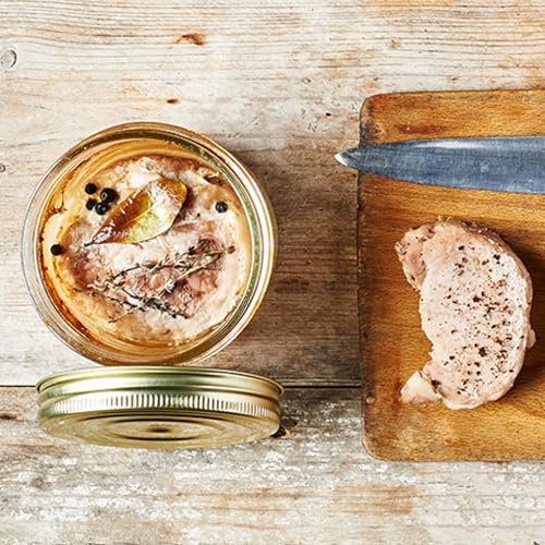 Le Parfait Familia Wiss 12oz (350ml) Wide Mouth Glass Canning Jars – 4PK Made in France, Airtight 2-Piece Lid, Reusable Zero Waste & Eco-Friendly for Kitchen Storage, Meal Prep & Baking - color: 12oz (Set/4)