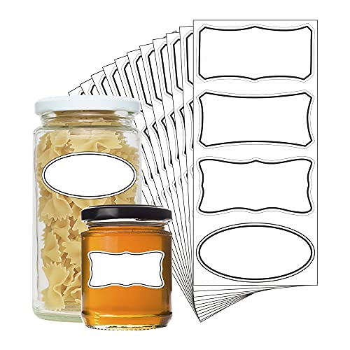 Hybsk Removable Freezer Food Labels for Jars Easy Peel Off - Frozen Food Storage Labels that Leave No Sticky Residue After Use (Type 2) - color: Type 2