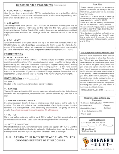 Robust Porter Homebrew Beer Ingredient Kit