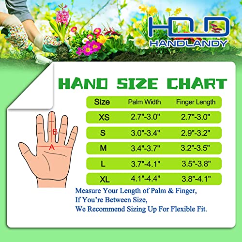 HANDLANDY Pruning Gloves Long for Men & Women, Pigskin Leather Rose Gardening Gloves- Breathable & Durability Gauntlet Glove Medium - color: Beige, size: Medium (Pack of 1)