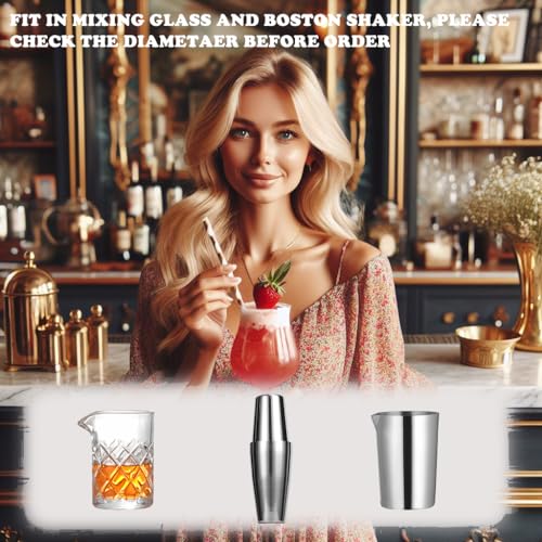 Hawthorne Strainer for Cocktails 2 Prong Bar Strainer with Removable Spring Stainless Steel Mixed Drink Strainer for Bartending - color: Silver