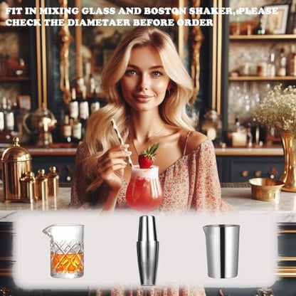 Hawthorne Strainer for Cocktails 2 Prong Bar Strainer with Removable Spring Stainless Steel Mixed Drink Strainer for Bartending - color: Silver