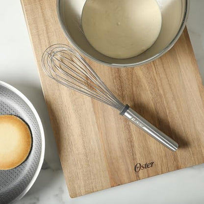 Oster Chadswyck 12.4” Stainless Steel Whisk, Balloon Whisk for Mixing, Beating & Whipping, Ergonomic Handle, Dishwasher Safe - color: Chadswyck (12.4" Whisk)