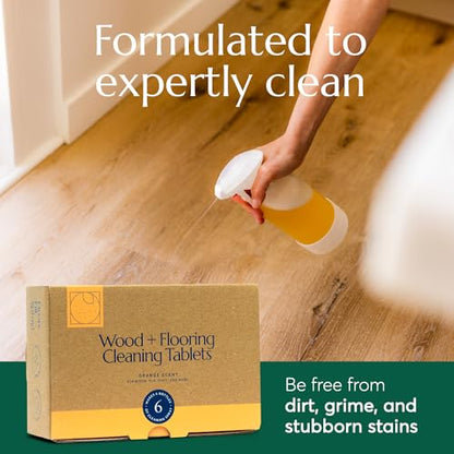 CLEANOMIC Wood and Flooring Cleaning Tablets and Tablet Tin Bundle (2 Pack) - size: 3 Count (Pack of 4)