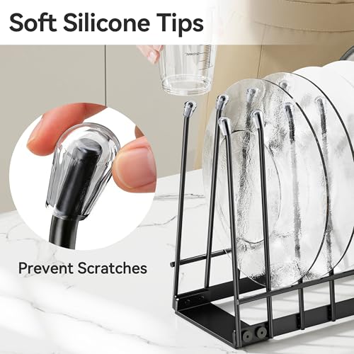 Plastic Bag Drying Rack, Metal Reusable Silicone Ziplock Bag & Bottle Drying Stand, Lerine Drying Rack Kitchen Organizer, Black - color: Black