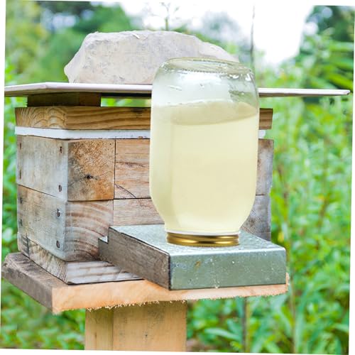5Pcs Bee Water Feeder Lids Sturdy Beehive Watering Device Reusable Bee Watering Station for Easy Access Essential Beekeeping Tool for Hive Entrance