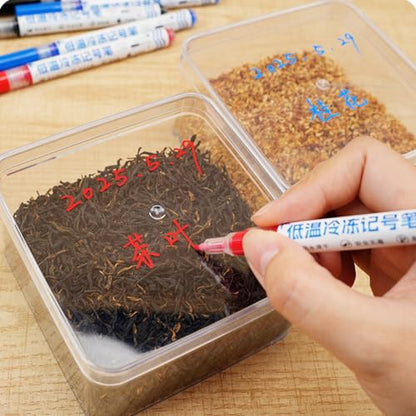 Multipurpose Cold Marker Freezer Pen Ideal for Clear Legible Writing on Various Packaging Materials Ice