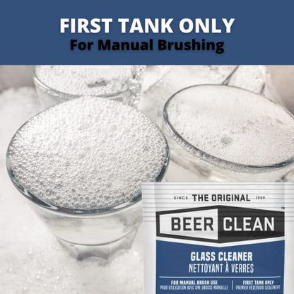 990221 Glass Cleaner for Manual Brushing, Restaurant Barware & Glass Cleaning System, Powder Packets, 0.5-Ounce (1 Packet) - size: 0.5 Ounce (Pack of 1)