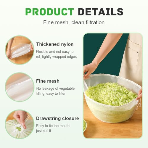 Cheese Cloth Bag for Straining, 3Pcs Reusable Cheese Cloth with Closed Edges Fabric Fine Mesh Cloths Soy Milk Bags Cheesecloth Bags Mesh Bag for Stock Cooking (Small) - size: Small