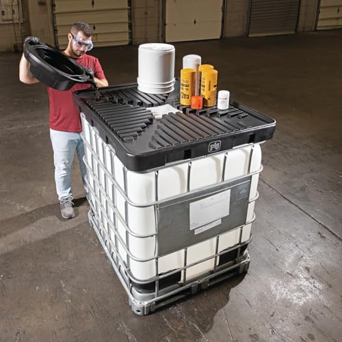 PIG Poly IBC Tote Full-Top Funnel |for IBC Totes with a 6” Dia. Opening | 49.5” L. x 40.7” W. x 5.5” H | PMB30603