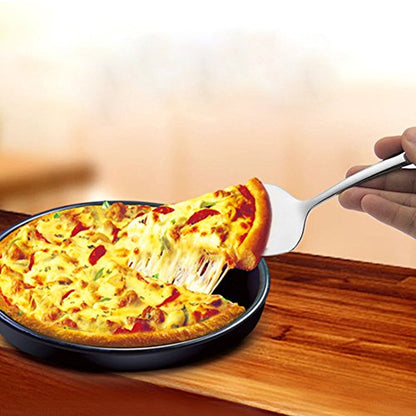 2 pack 304 Stainless Steel Cake Spatula,Pizza Cheese Knife,Butter Scraper,perfect Baking Tools (Silver) - color: Silver