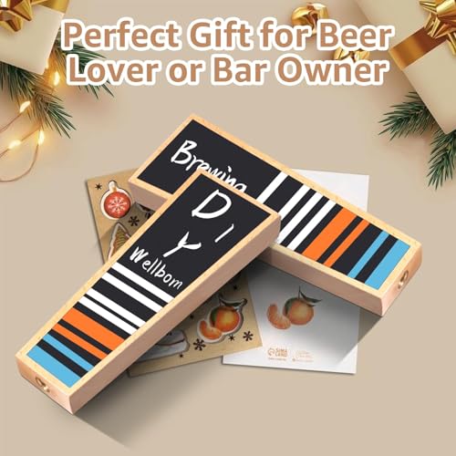 2PCS Wooden Keg Taps Handles Chalkboard Beer Tap Handle Keg Handle for Standard Kegerators Beer Faucets with Pens,Gift for Beer Lovers,Bars,Home Party - size: 2PCS-Classic Wood Handles