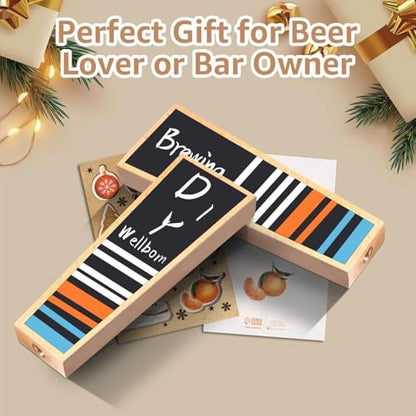 2PCS Wooden Keg Taps Handles Chalkboard Beer Tap Handle Keg Handle for Standard Kegerators Beer Faucets with Pens,Gift for Beer Lovers,Bars,Home Party - size: 2PCS-Classic Wood Handles