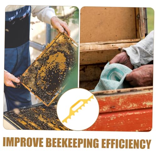 Holibanna Beehive Frame Holder Beekeeping Hive Spacer Plastic Frame Tool Beehive Accessory Beekeeping Spacing Tool Lightweight