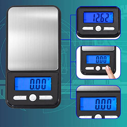 American Weigh Scales Digital Pocket Scale AC SERIES 150g x 0.01g | High Precision 0.001g Accuracy Mini Gram Scale for Kitchen, Lab, Jewelry, Coin Scale, Small Digital Gram Scale Portable Travel Scale - size: 150g x 0.01g
