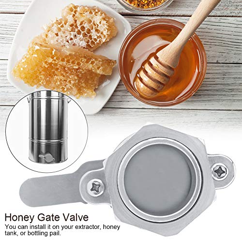 Honey Gate Valve Tap Stainless Stee Honey Gate Valve for 5 Bucket Beekeeping Tool Extractor Bottling Equipment