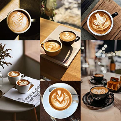Milk Frother Cup - Dailyart 20oz/600ml milk frothing pitcher 304 Food Grade Stainless Steel Milk Steamer Cup, espresso machine accessories Barista Milk Pitcher Latte Art Tools for Home, Coffee Shops - size: 20 Ounces