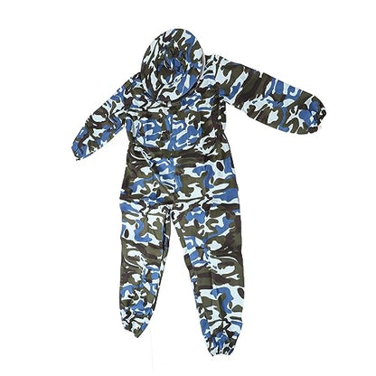 Beekeeping Suit for Beginners - Polyester Beekeepers Suit with Veil Hood and Removable Hat, Full Body Protection for Safe Beekeeping Activities