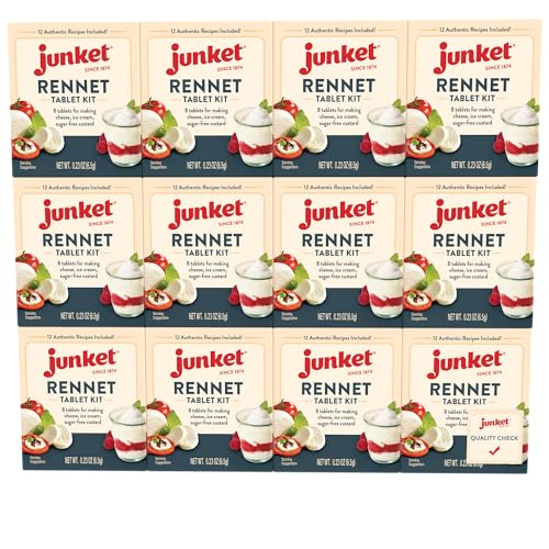 Junket Rennet Tablet Kit, 0.23 Ounces (Pack Of 12)