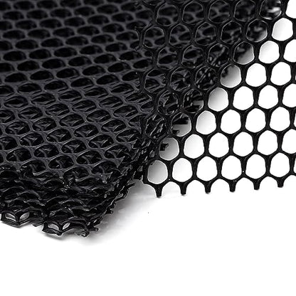 Cheese Drying Mat 12 Pcs - Plastic Cheese Making Mat - Cheese Ripening & Draining Mesh, Black, 7.87x7.87 Inches