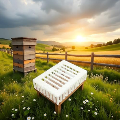 White Queen Marker Cage Clip Bee Plastic Catcher Beekeeper Beekeeping Tools Equipment Plastic Beekeeping Supplies Farm and Ranch Beekeeping for Beginners