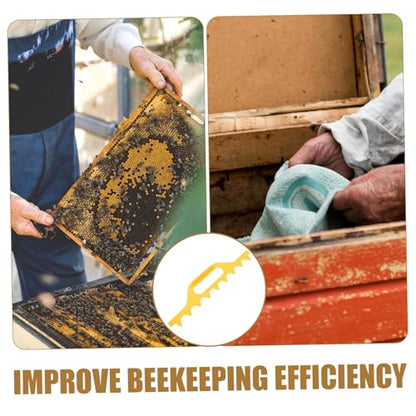 KESYOO Beehive Frame Spacer Tool Lightweight Plastic Spacer for Accurate Hive Management Essential Beekeeping Equipment for Precise Frame Measurement and Easy Maintenance